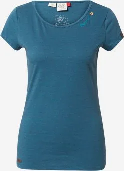 Ragwear T-shirts Shirt MINTT Dames Petrol