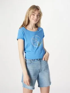 Ragwear T-shirts Shirt Dames Hemelsblauw -Aanbiedingen Ragwear Winkel 4363417583e1092b9280d9f5f39378d8