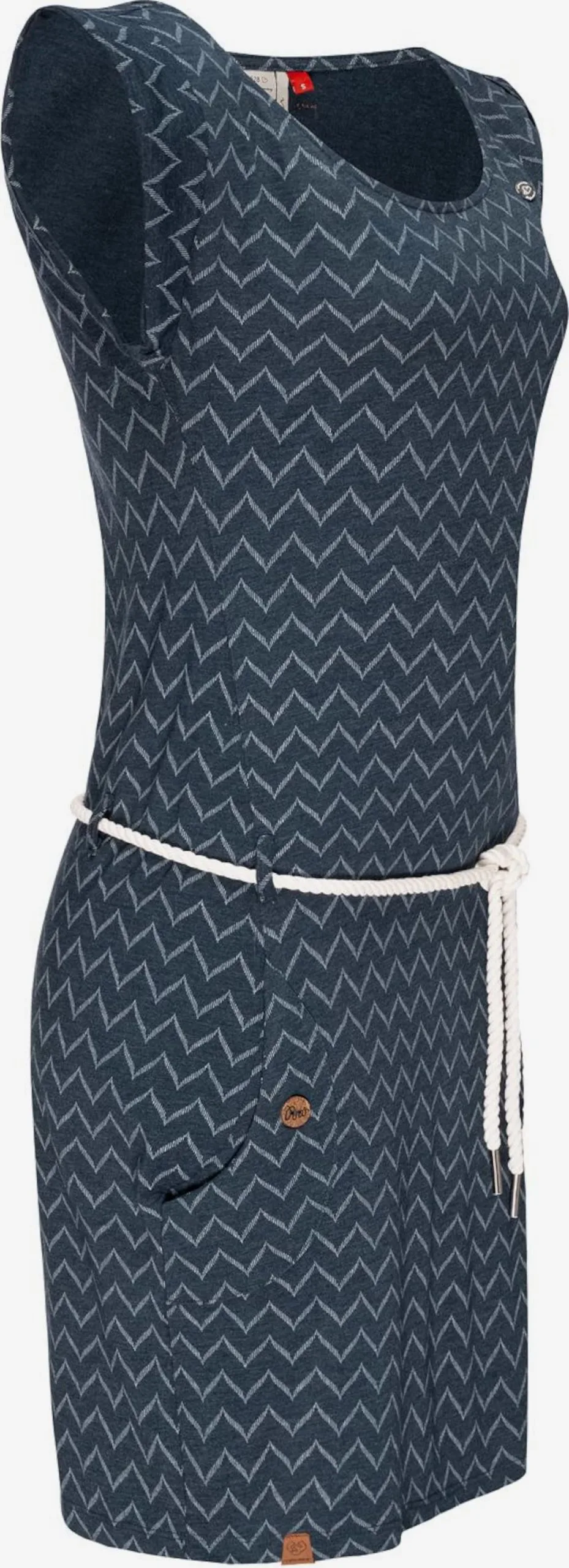 Ragwear Zomerjurken Zomerjurk Tag Zig Zag Dames Navy 2 Ragwear Zomerjurken Zomerjurk Tag Zig Zag Dames Navy - Afbeelding 2