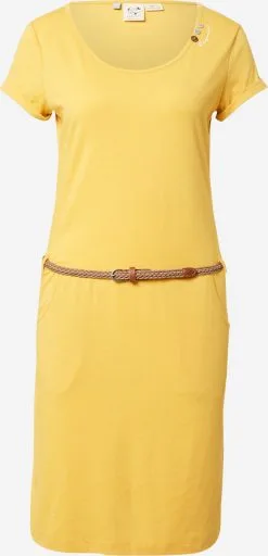 Ragwear Mini Jurken Jurk MONTANA Dames Geel