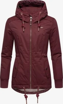 Ragwear Outdoor Jassen Functionele Jas Danka Dames Wijnrood -Aanbiedingen Ragwear Winkel 45af883ead8f3d4dbd603c208c2dfb5f