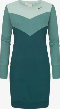 Ragwear Mini Jurken Jurk Trega Dames Smaragd / Mintgroen / Jade Groen