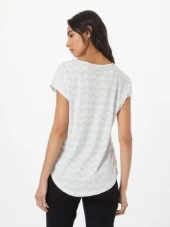 Ragwear T-shirts Shirt CHEDAR CHEVRON Dames Offwhite -Aanbiedingen Ragwear Winkel 46bb21878746e5ee5fba492691c83691