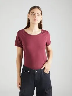 Ragwear T-shirts Shirt Dames Robijnrood -Aanbiedingen Ragwear Winkel 46d29029979542384e14f8a861dba2b5
