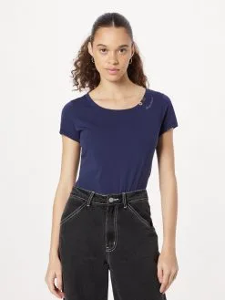Ragwear T-shirts Shirt LESLY Dames Navy -Aanbiedingen Ragwear Winkel 4c90c89494355dca88c34d95d005521d