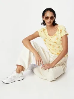 Ragwear T-shirts Shirt Dames Lichtgeel -Aanbiedingen Ragwear Winkel 4deba3ba83c0dfb308b612ef0176c07a