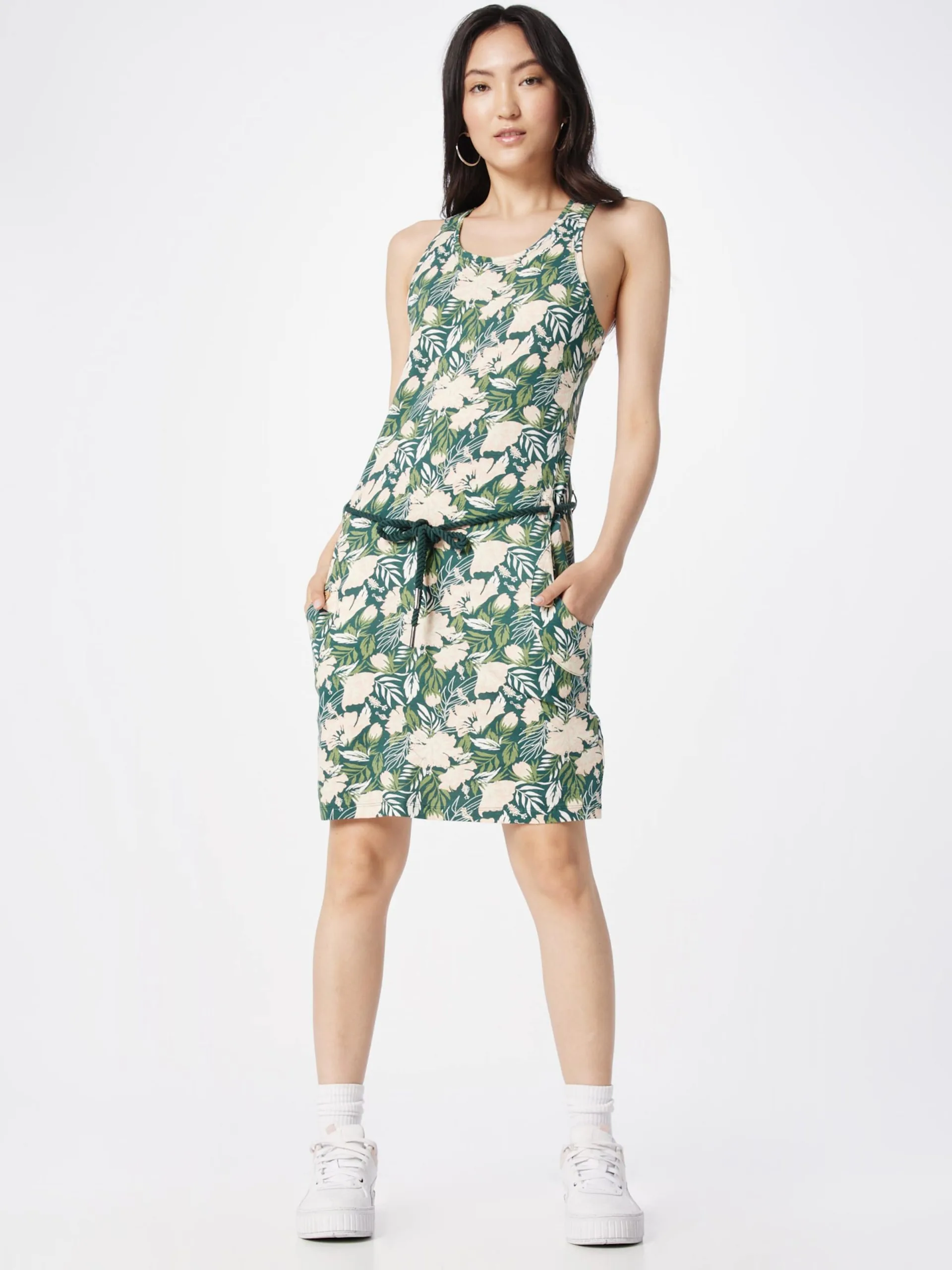 Ragwear Jerseyjurken Jurk KESY Dames Lichtgroen / Donkergroen 5 Ragwear Jerseyjurken Jurk KESY Dames Lichtgroen / Donkergroen - Afbeelding 5