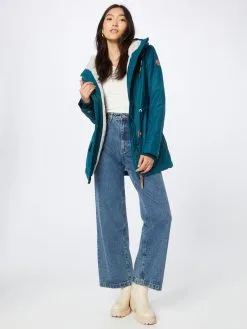 Ragwear Parkas Tussenparka Monadis Dames Smaragd -Aanbiedingen Ragwear Winkel 5310e5bf692a2ec3a30ef4621ac3475b