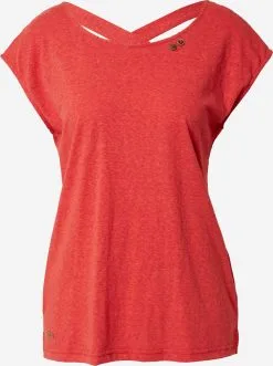 Ragwear T-shirts Shirt SOFFIA Dames Knalrood