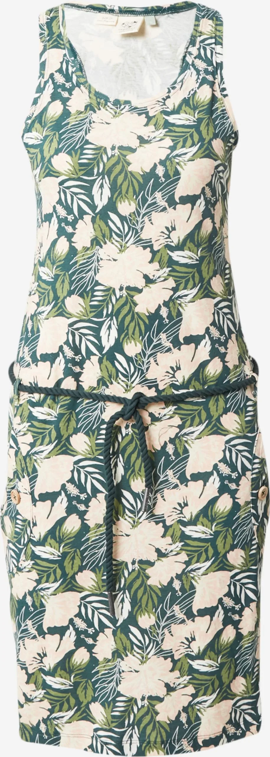 Ragwear Jerseyjurken Jurk KESY Dames Lichtgroen / Donkergroen 1 Ragwear Jerseyjurken Jurk KESY Dames Lichtgroen / Donkergroen