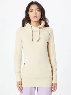 Ragwear Sweatshirts Sweatshirt NESKA Dames Crème -Aanbiedingen Ragwear Winkel 549eafcae9ef9e2e590cbf87feb14fab