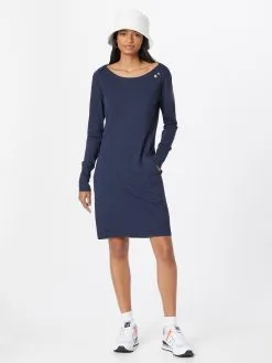 Ragwear Jerseyjurken Jurk RIVER Dames Nachtblauw / Hemelsblauw 9 Ragwear Jerseyjurken Jurk RIVER Dames Nachtblauw / Hemelsblauw -Aanbiedingen Ragwear Winkel 5980dca738143ca5e5bd1f6950453997