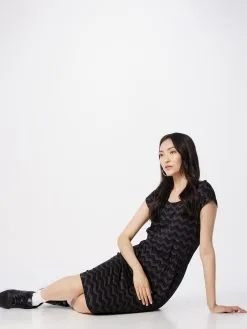 Ragwear Jerseyjurken Jurk LILITHE Dames Zwart -Aanbiedingen Ragwear Winkel 59fc4dd24ec4e53fca42570bcb7a795b