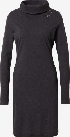 Ragwear Mini Jurken Jurk Plena Dames Donkergrijs