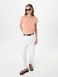 Ragwear T-shirts Shirt Dames Oranje / Zalm Roze -Aanbiedingen Ragwear Winkel 5b936484f1ea8346851181138b3da71b