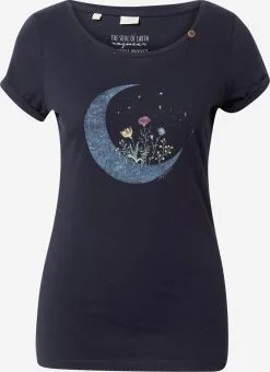Ragwear T-shirts Shirt FLORAH Dames Navy / Hemelsblauw