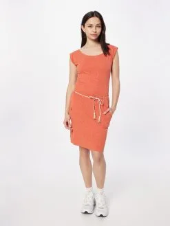 Ragwear Jerseyjurken Jurk TAGG Dames Oranje Gemêleerd -Aanbiedingen Ragwear Winkel 5ce83185b6b60c5f75cbdd9d17d398be