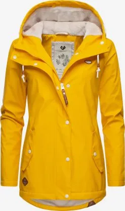 Ragwear Winterjassen Winterjas Marge Dames Safraan