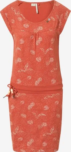 Ragwear Zomerjurken Zomerjurk PENELOPE Dames Oranjerood