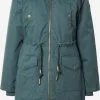 Ragwear Parkas Tussenparka CRESCEND Dames Smaragd