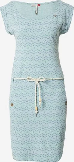 Ragwear Jerseyjurken Jurk TAGG Dames Blauw / Aqua