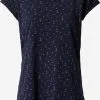Ragwear T-shirts Shirt ROSANNE Dames Navy / Lichtblauw