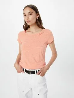 Ragwear T-shirts Shirt Dames Oranje / Zalm Roze -Aanbiedingen Ragwear Winkel 63a170ee42c05b3a1b8073d3d2f97daa