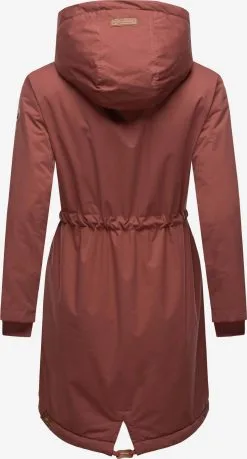 Ragwear Parkas Winterparka Crescend Dames Roestbruin -Aanbiedingen Ragwear Winkel 63c6a01e938f47e8812231074d35193c