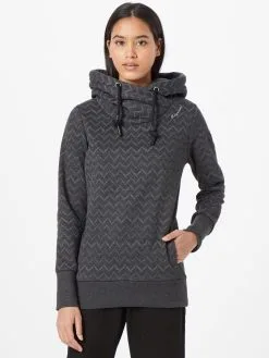 Ragwear Hoodies Sweatshirt GRIPY Dames Zwart -Aanbiedingen Ragwear Winkel 657a72046813e094c6d3b01df9137df3