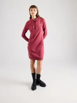 Ragwear Mini Jurken Jurk DITIK Dames Donkerroze -Aanbiedingen Ragwear Winkel 661cd5c2a005a9790ace1794d69607bd