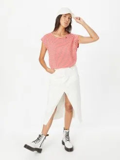 Ragwear T-shirts Shirt TULSA Dames Rood -Aanbiedingen Ragwear Winkel 6625cc694677b61baa53103382b12a87