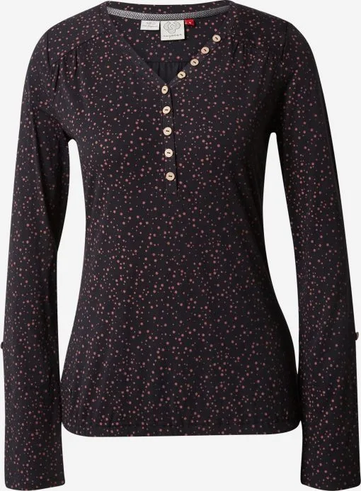 Ragwear Longsleeves Shirt Dames Zwart -Aanbiedingen Ragwear Winkel 66f3ca298c9910e57d0ac5c518e0e72f