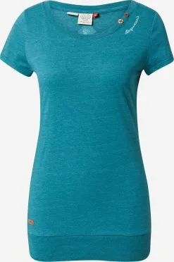 Voorkant 19 Ragwear T-shirts Shirt LESLY Dames Pastelblauw