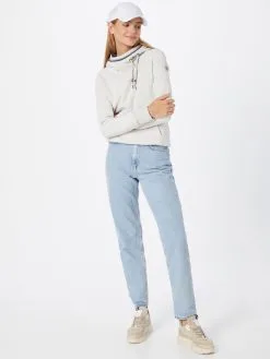 Ragwear Hoodies Sweatshirt Dames Wit Gemêleerd -Aanbiedingen Ragwear Winkel 68a18544076f987dcc49d540ddab5af5