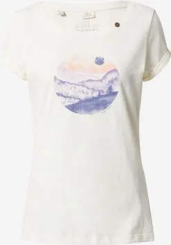 Ragwear T-shirts Shirt FLORAH Dames Wit