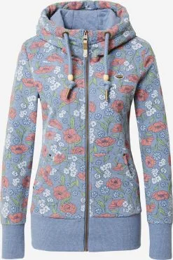 Ragwear Sweatvesten Sweatvest NESKA Dames Blauw Gemêleerd