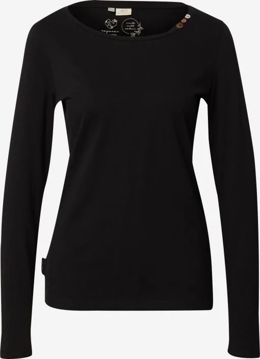 Ragwear Longsleeves Shirt Florah Dames Zwart -Aanbiedingen Ragwear Winkel 6c7a290f1d5d67fc28e4d2ded8ec00fa