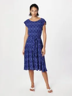 Ragwear Mini Jurken Jurk IKKAT Dames Nachtblauw -Aanbiedingen Ragwear Winkel 6d31627eddf29cc3fa337cf10071cd65