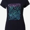Ragwear T-shirts Shirt FLORAH Dames Navy / Azuur / Aqua