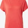 Ragwear T-shirts Shirt PECORI Dames Rood Gemêleerd
