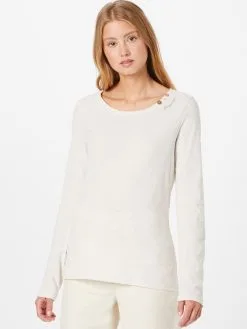 Ragwear Longsleeves Shirt FLORAH Dames Lichtbeige -Aanbiedingen Ragwear Winkel 70fe3310dc86a82a86d00d9490e19f76