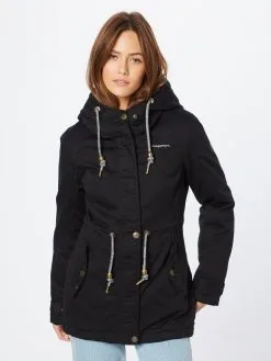 Ragwear Parkas Tussenparka RAQUELA Dames Zwart -Aanbiedingen Ragwear Winkel 72a1fa87c38dafd459d65005982de2fa