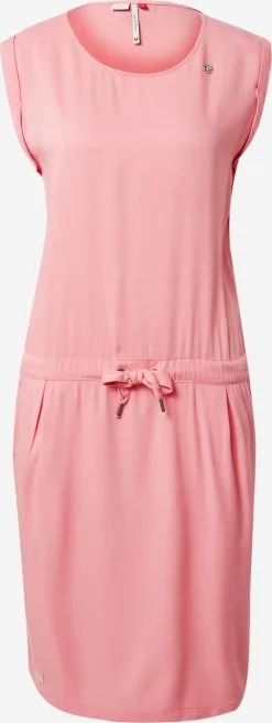 Ragwear Jerseyjurken Jurk MASCARPONE Dames Koraal