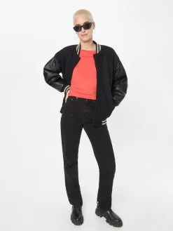 Ragwear T-shirts Shirt PECORI Dames Rood Gemêleerd -Aanbiedingen Ragwear Winkel 7742e64ca8edb2ba8d5bf6f5d0931105