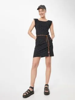 Ragwear Jerseyjurken Jurk TAGG Dames Zwart -Aanbiedingen Ragwear Winkel 7929cf90df908e716020495b2a32e911