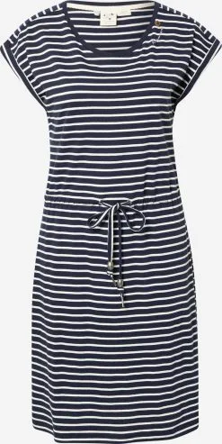 Ragwear Jerseyjurken Jurk Mallory Dames Navy