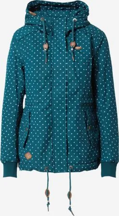 Ragwear Tussenjassen Tussenjas DANKA Dames Donkergroen