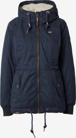 Ragwear Parkas Tussenparka DANKKA Dames Navy