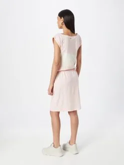 Ragwear Jerseyjurken Jurk TARAYA Dames Pastelroze -Aanbiedingen Ragwear Winkel 7db7665580d58fe73e538a18d914a863