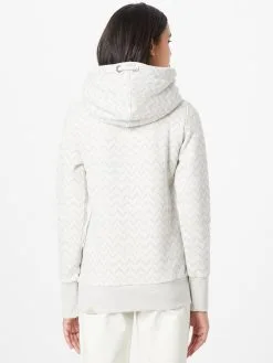 Ragwear Hoodies Sweatshirt GRIPY Dames Wit Gemêleerd -Aanbiedingen Ragwear Winkel 7e425930d95049e25c248e8f47203d44